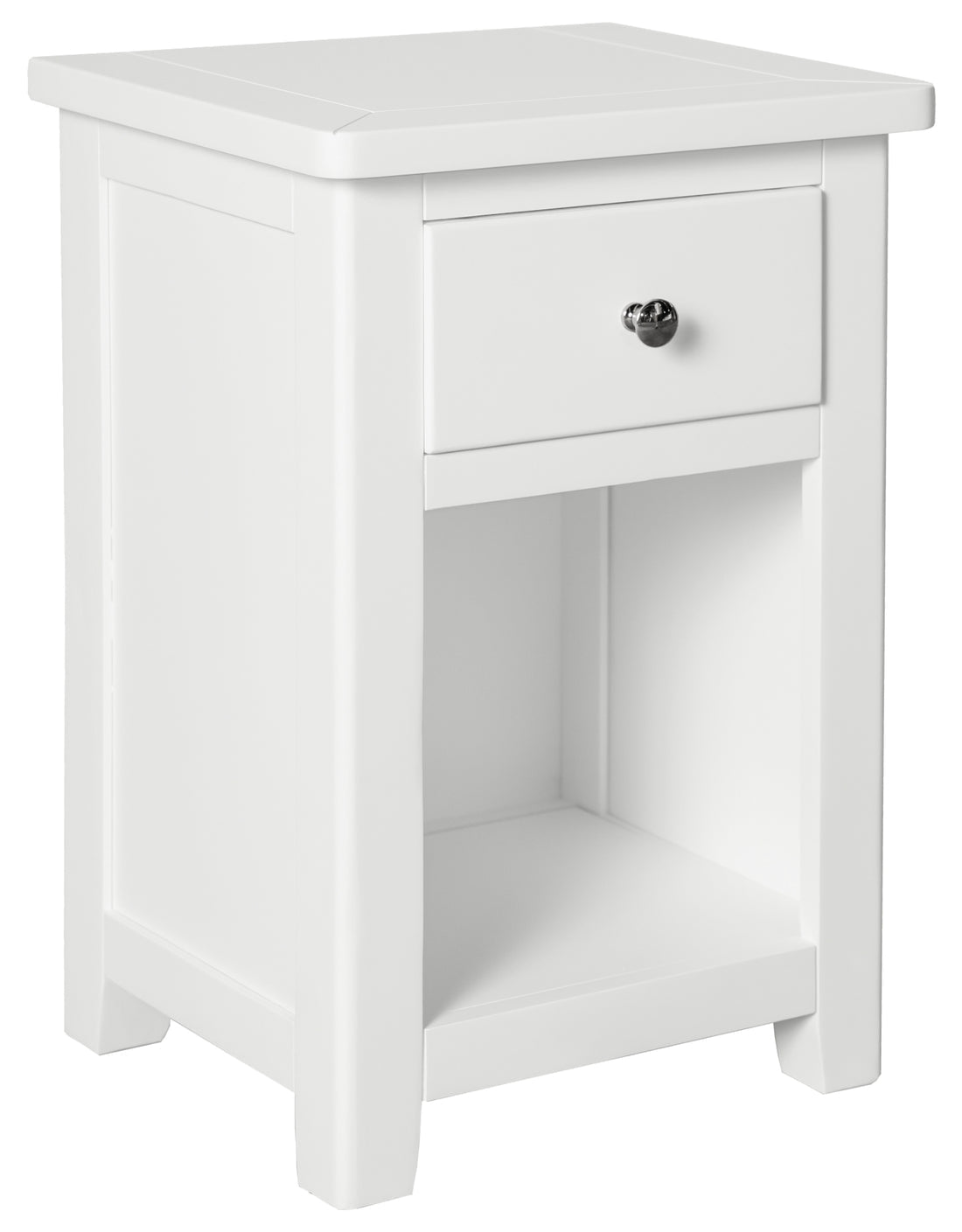 White 1 Drawer Nightstands (Pair)