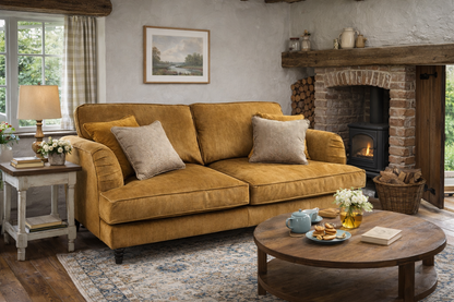 Beatrix Tumeric 2 Seater Sofa (Ex Display)