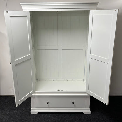 Warm White Double Wardrobe