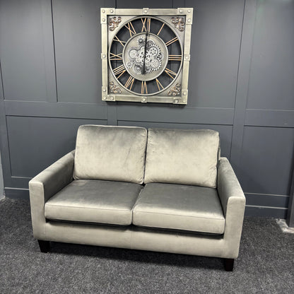 Plush Grey Bailey 2 Seater Sofa