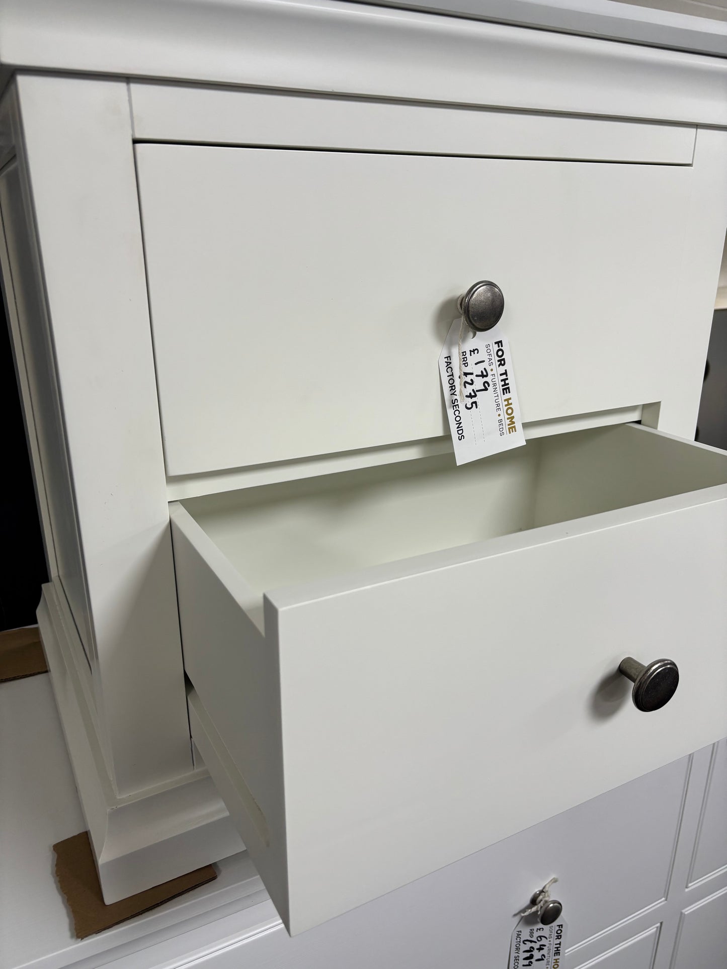 White Jumbo Bedside