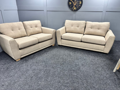 Oatmeal 3&2 Seater Sofa Set