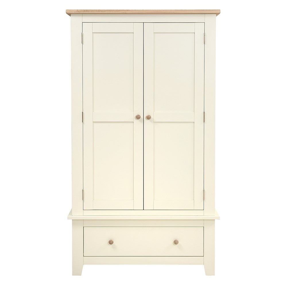 Classic Cream Double Wardrobe