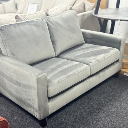 Plush Grey Bailey 2 Seater Sofa