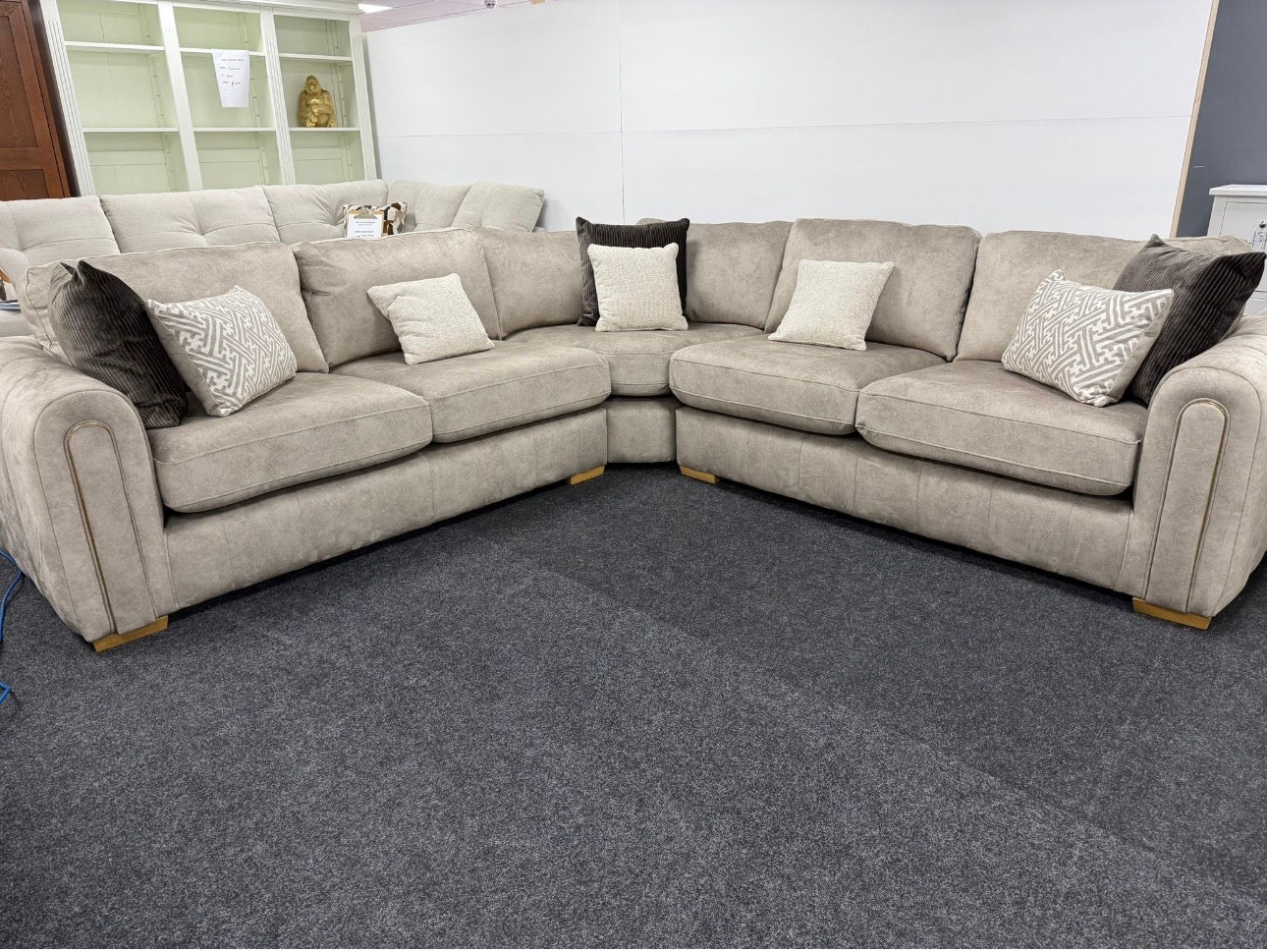 Stone 2 On 2 Corner Sofa