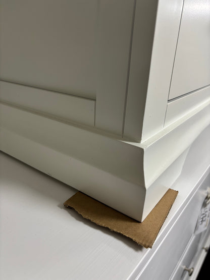 White Jumbo Bedside
