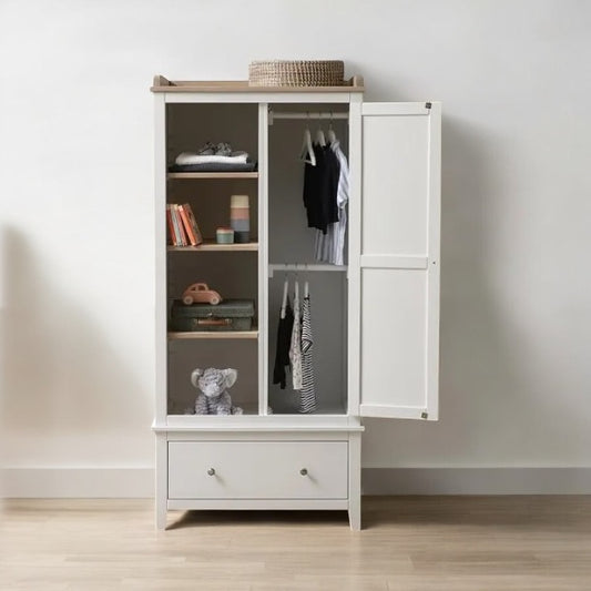 Pure White Open Petit Wardrobe