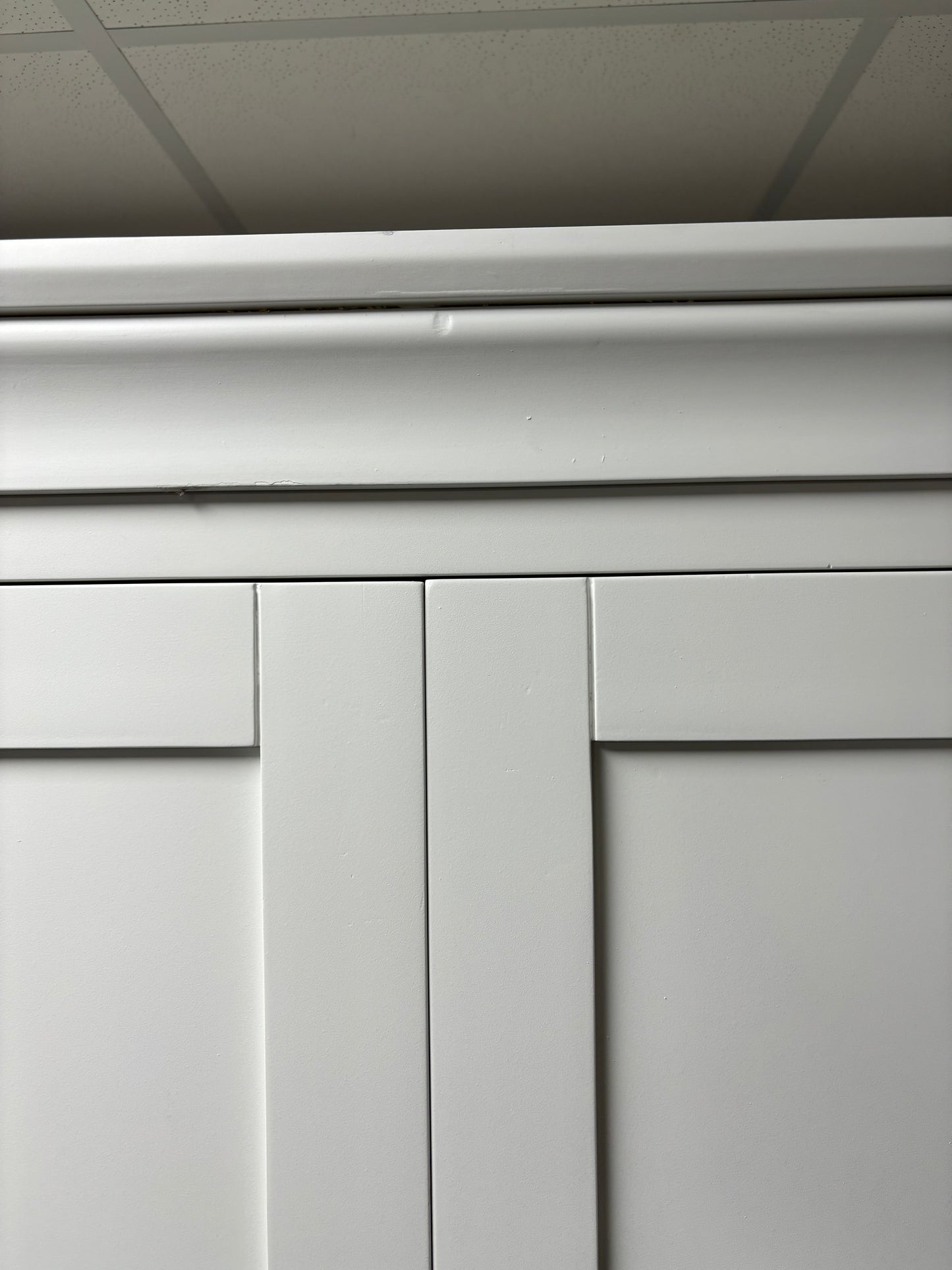 Warm White Double Wardrobe