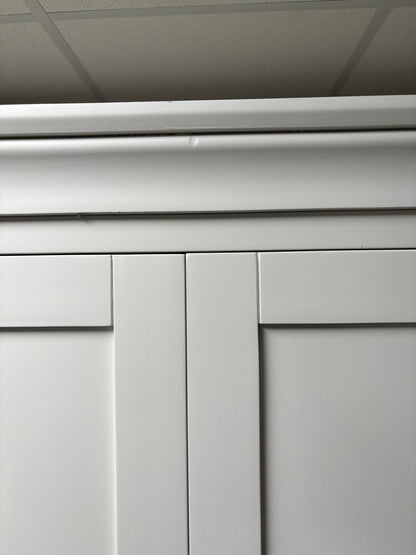 Warm White Double Wardrobe