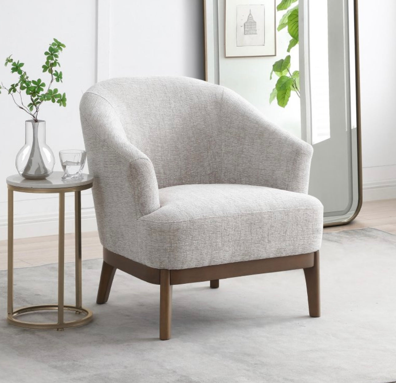 Natural Woven Tub Chair (Ex Display)