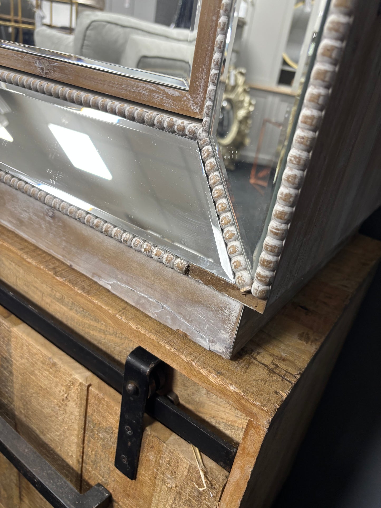 Glass Sideboard (Damaged Corner)