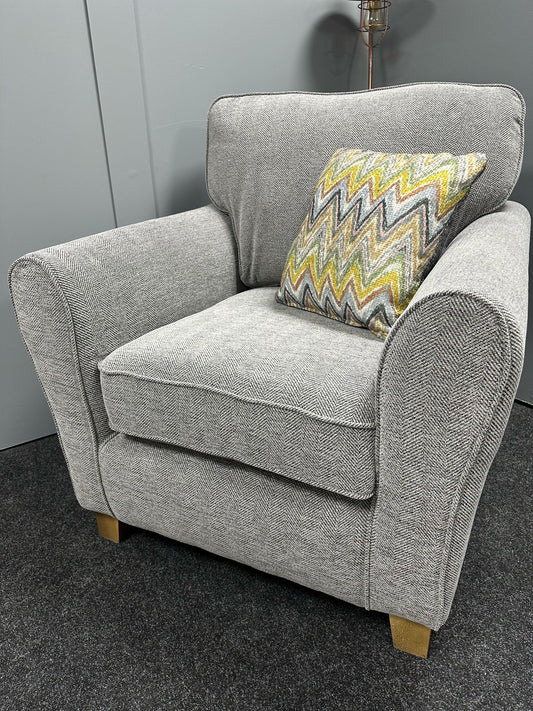 Silver Arm Chair (Clearance)