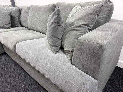 Stratus Grey Corner Sofa - EX DISPLAY
