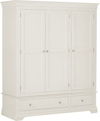 Bordeaux Triple 3 Door Wardrobe