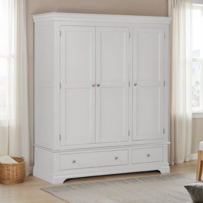 Bordeaux Triple 3 Door Wardrobe