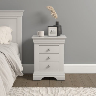 Bordeaux 3 Drawer Bedside