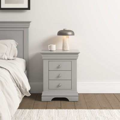 Bordeaux 3 Drawer Bedside