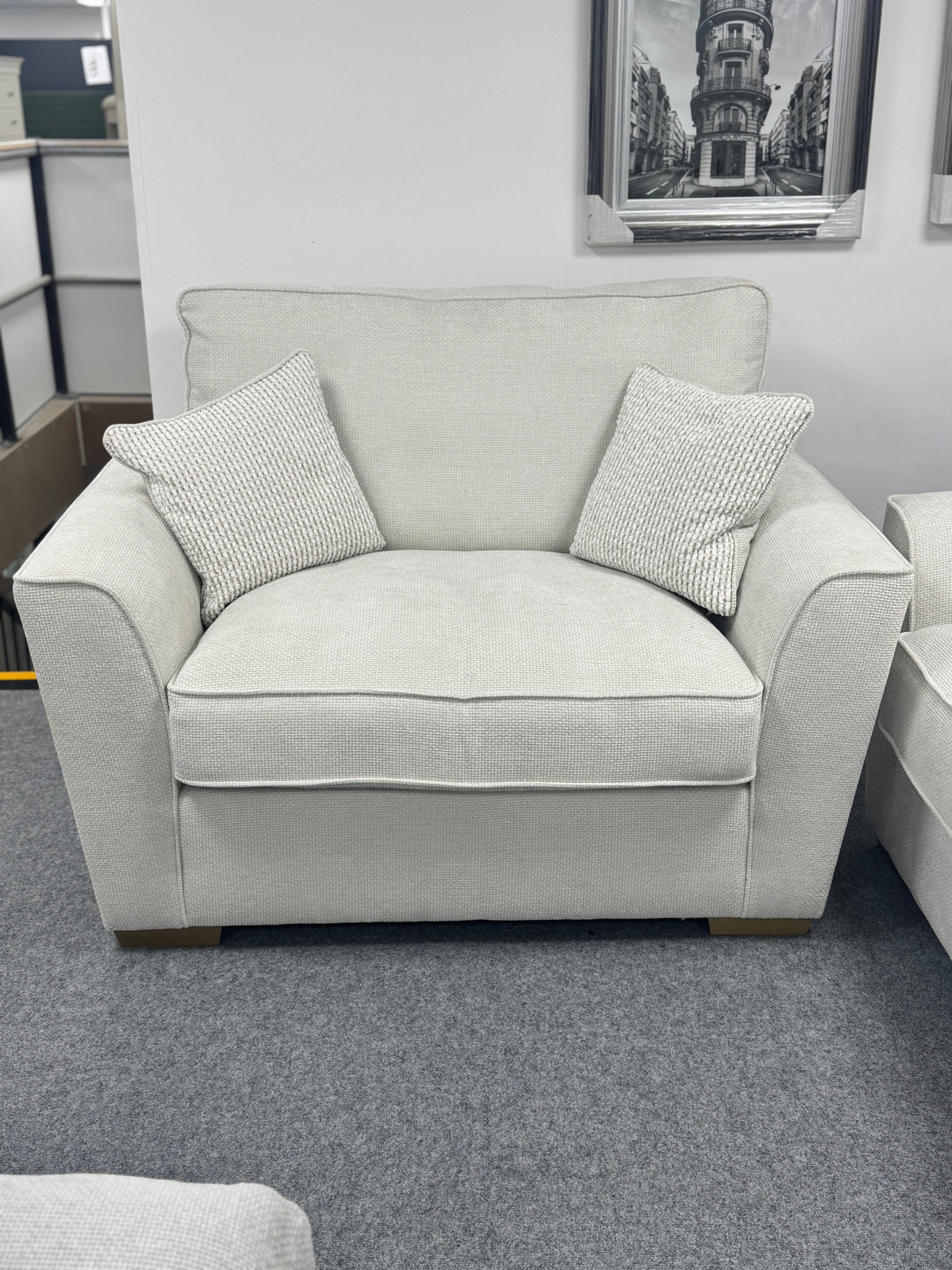 Ivory Fantasy 2 Seater & Love Chair Set (Ex Display)