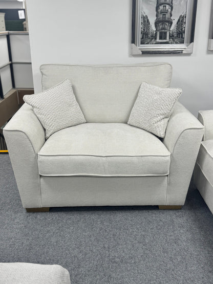 Ivory Fantasy 2 Seater & Love Chair Set (Ex Display)