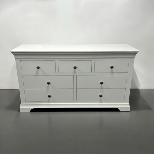 White 3 Over 4 Chest of Drawers