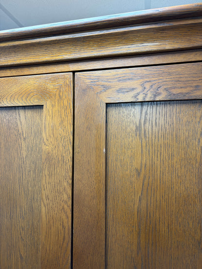 Dark Oak Double Wardrobe