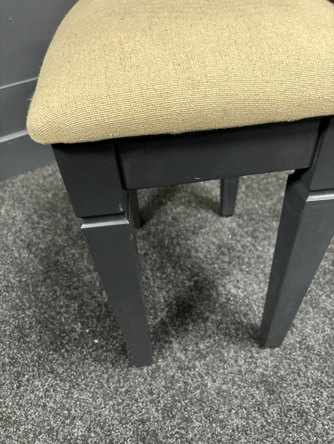 Charcoal Dressing Table Stool For The Home Interiors