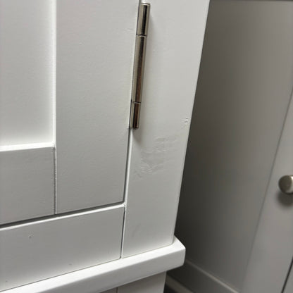 White Triple Wardrobe