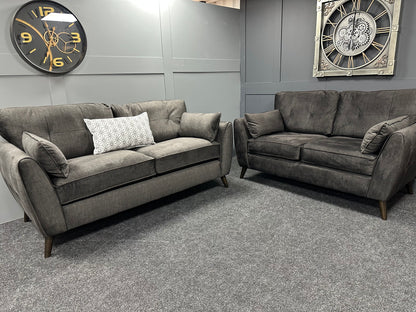 Charcoal 4 Seater Sofa & 2 Seater Set