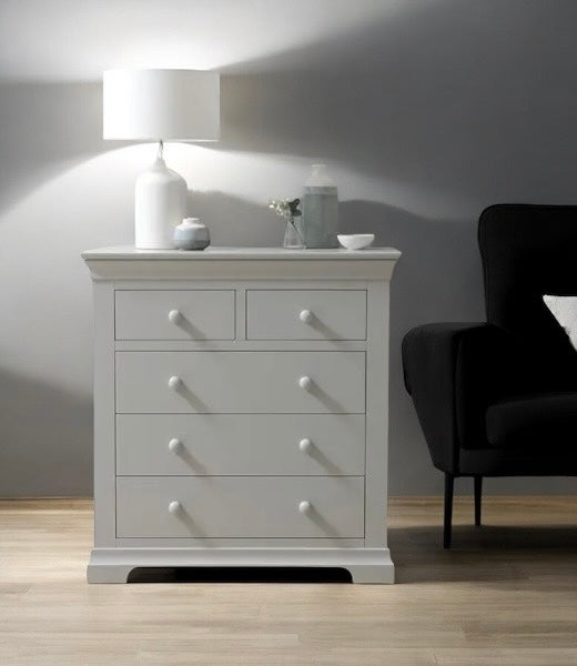 Grey 2 Over 3 Chest Of Drawers