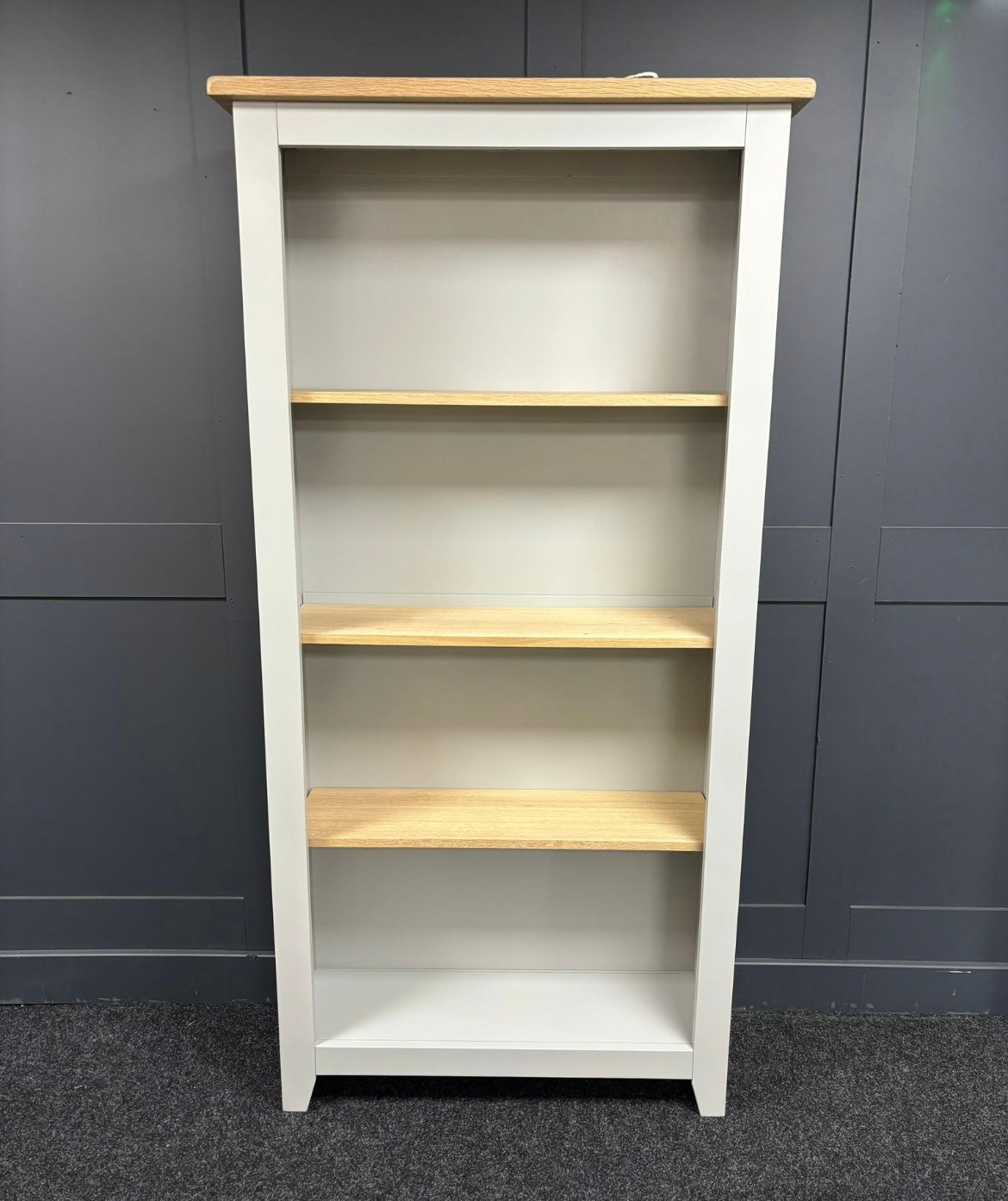 Dove Grey Large Bookcase For The Home Interiors