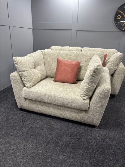 Beige Large 2 Seater & Love Chair