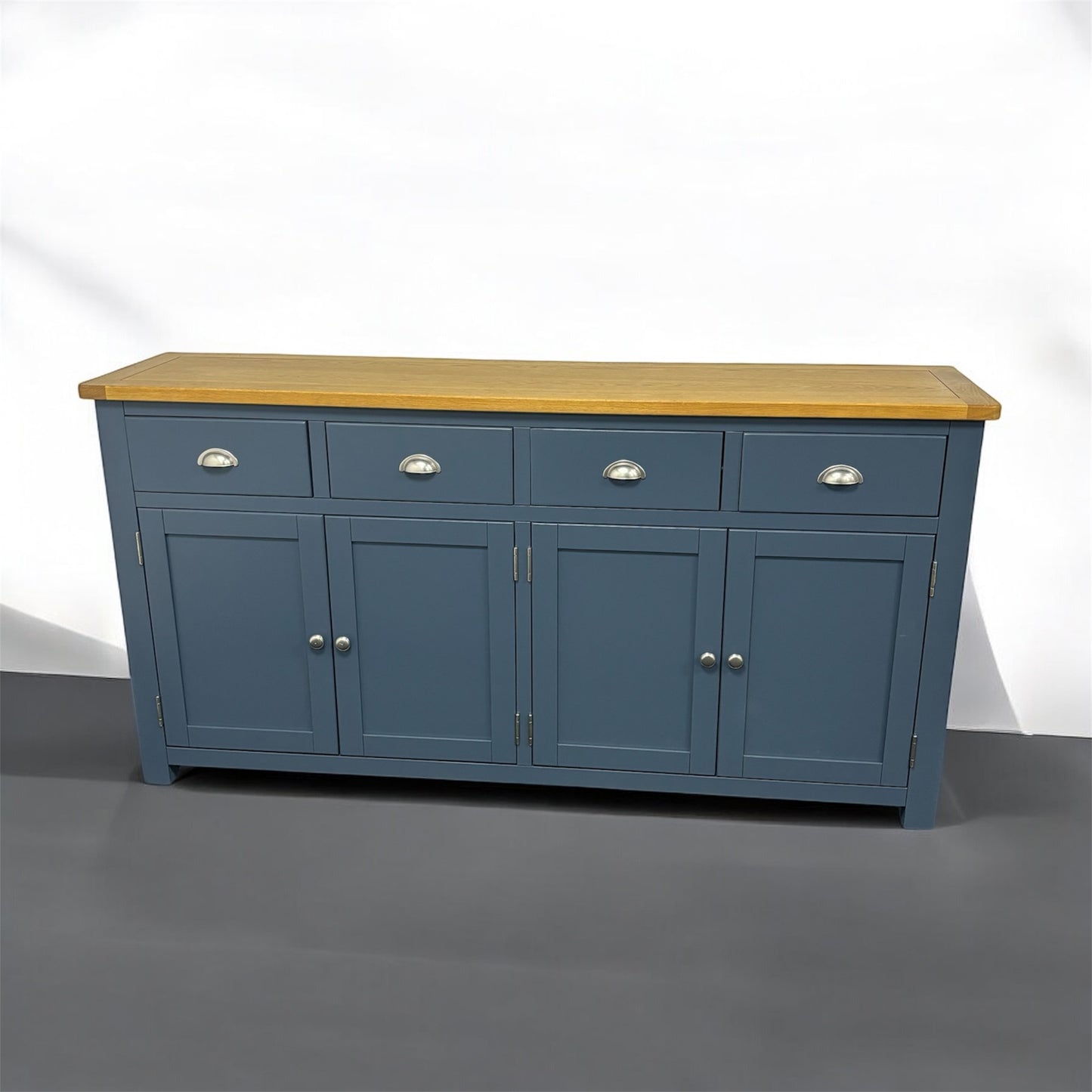 Blue 4 Door Sideboard