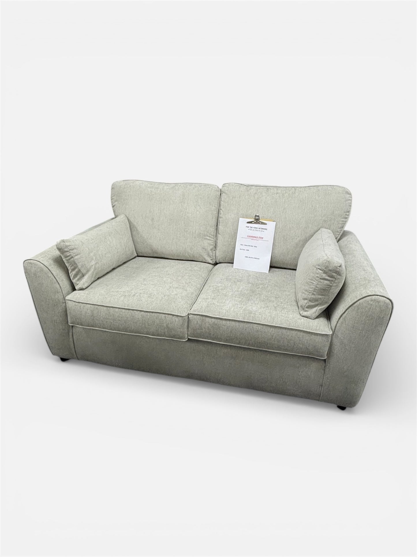 Roma Grey 2 Seater Sofa Bed