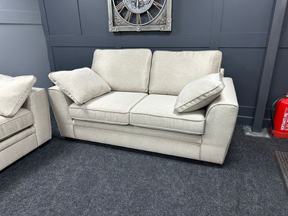 Beige 2 & 2 Seater Sofa Set
