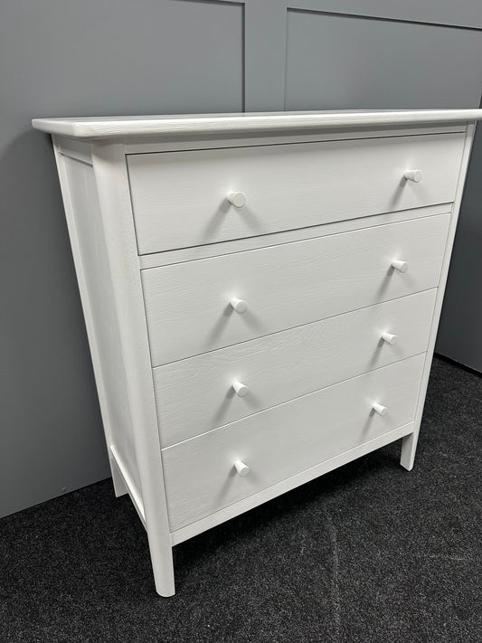 White 4 Drawer Chest
