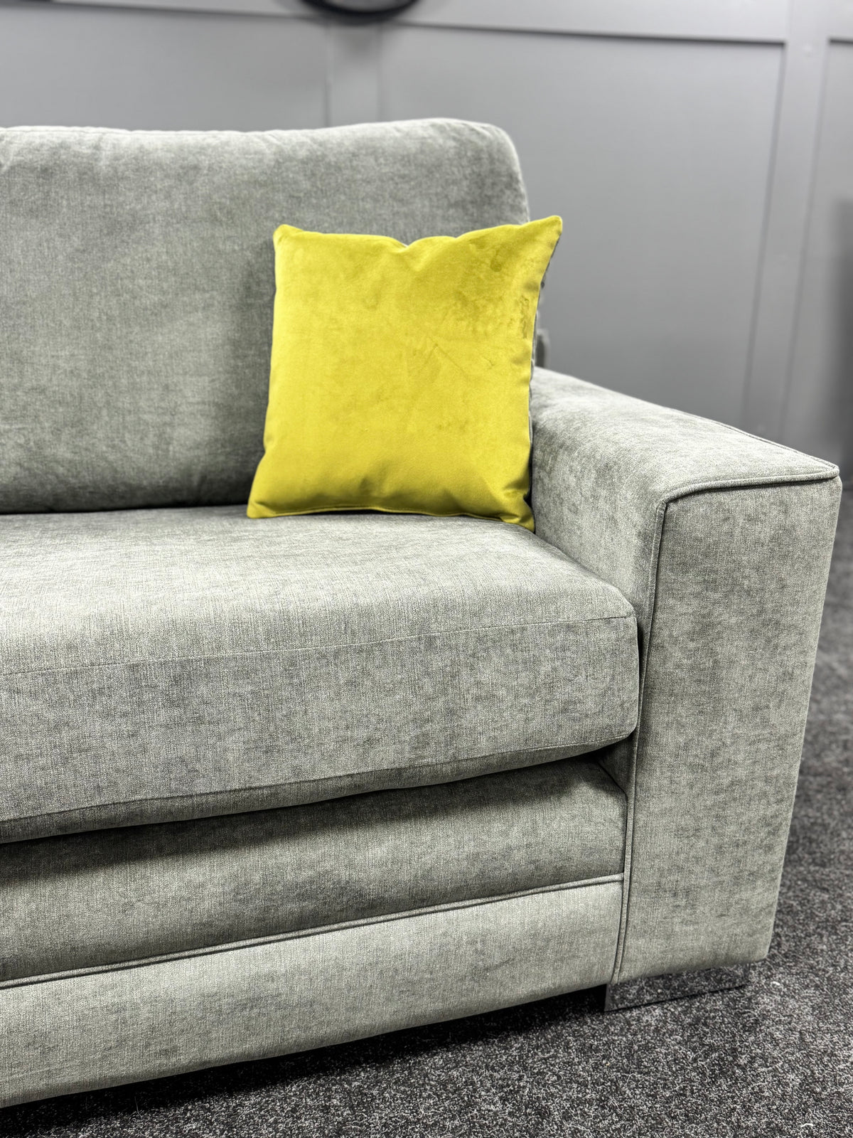 Mia 3 & 2 Seater Grey Sofa Set