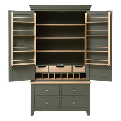 Forest Green Double Larder