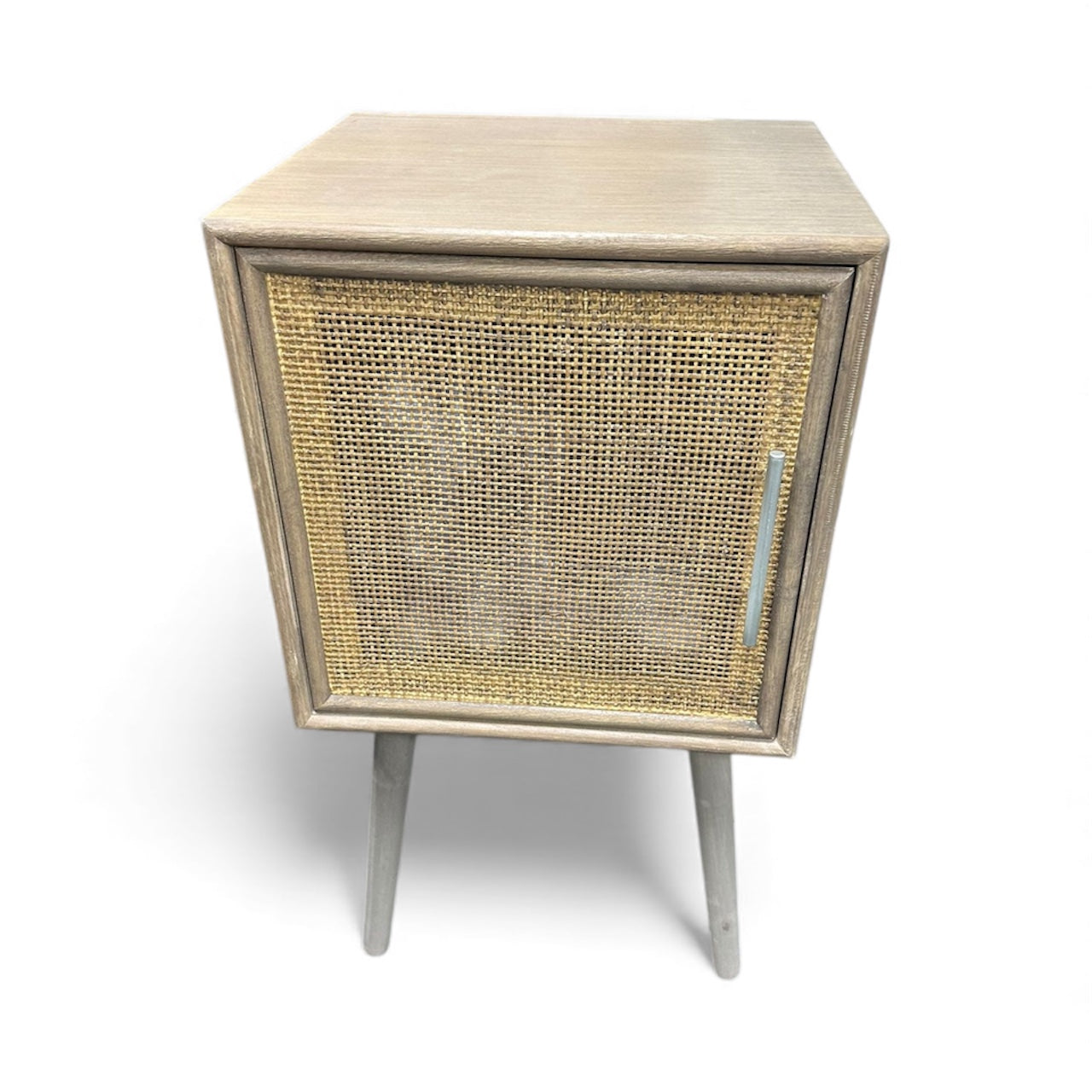 Rustic Woven Bedside Table (PAIR)
