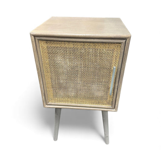 Rustic Woven Bedside Table (PAIR)
