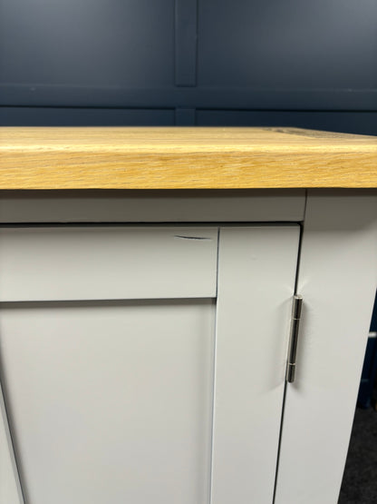 Grey Shoe Hallway Cabinet