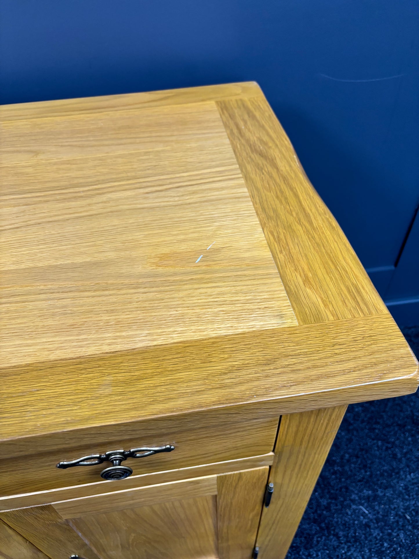Oak Single Pedestal Desk