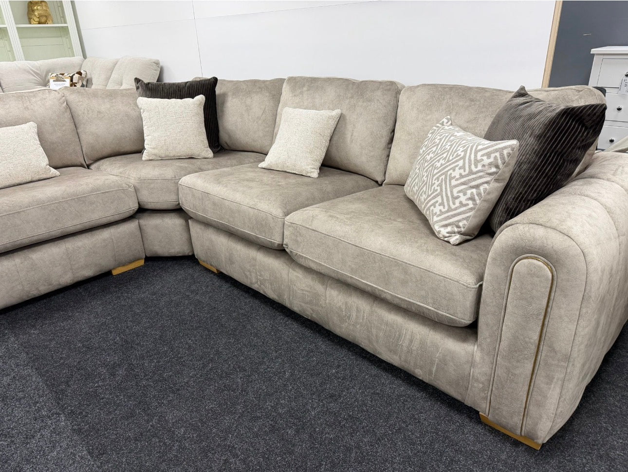 Stone 2 On 2 Corner Sofa