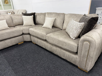 Stone 2 On 2 Corner Sofa