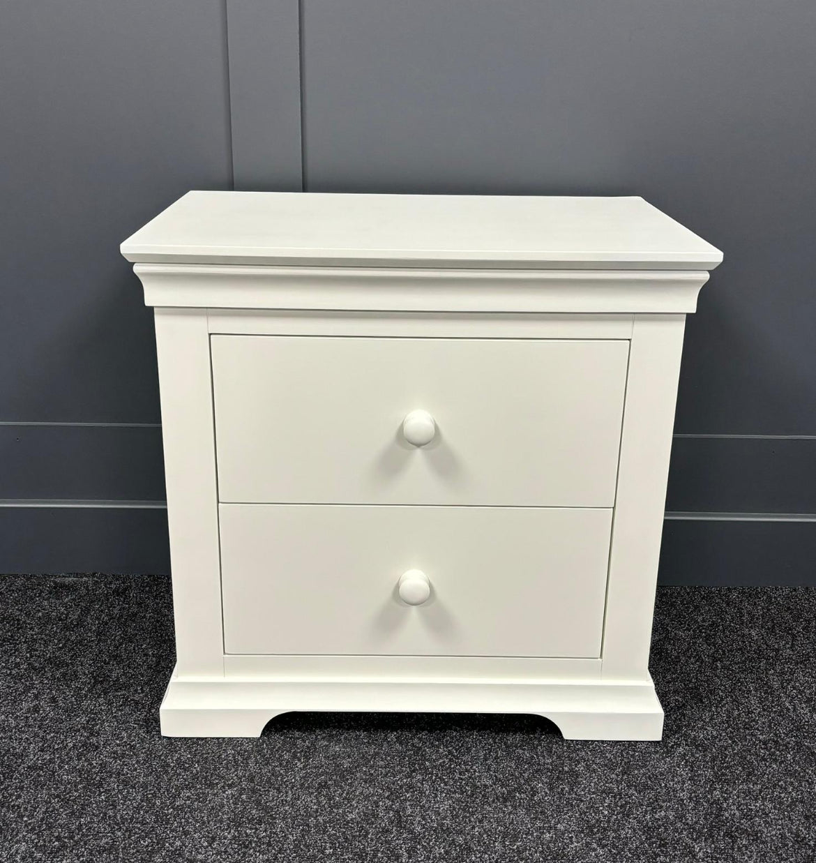 White Jumbo Bedside