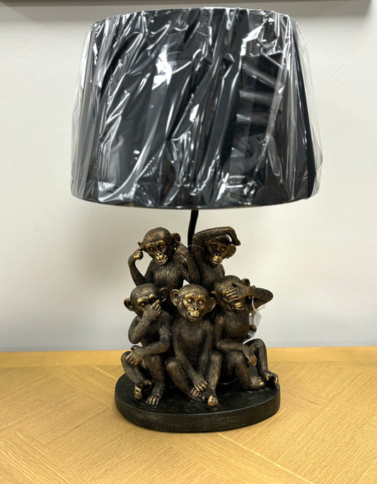 Monkey Family Lamp