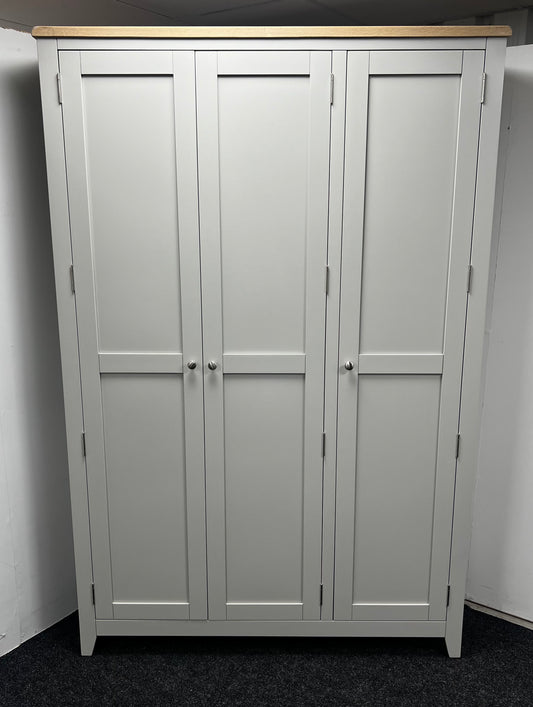Dove Grey 3 Door Hallway Cupboard