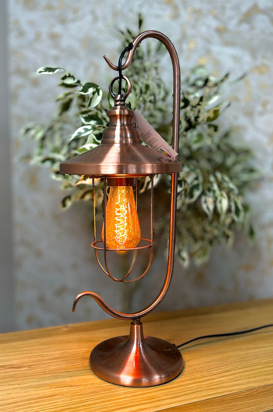 Copper Edison Bulb Desk Lamp