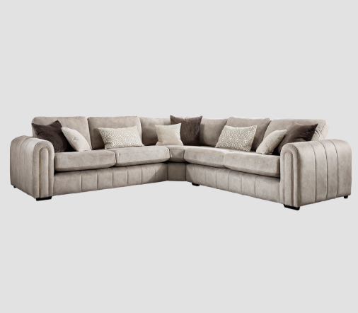 Glamour 2 on 2 Corner Sofa