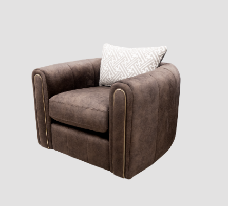 Glamour Accent Swivel Chair