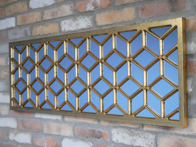 Gold Detailed Mirror For The Home Interiors